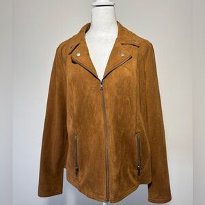 Style & Co. Faux Suede Jacket - MEDIUM